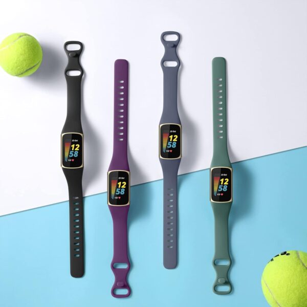GEAK Slim Band Compatible with Fitbit Charge 5/6, Soft Silicone Replacement Wristbands for Men & Women - Image 3