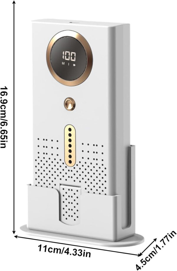 Room Air Purifier - Kitchen Air Cleaner | Air Purifier With 1800mAh Battery | Air Purifiers For Bedroom | Kitchen Air Cleaner | Desktop Air Purifiers Bedroom Home Filter Cleaner For Better Sleep Odor - Image 7
