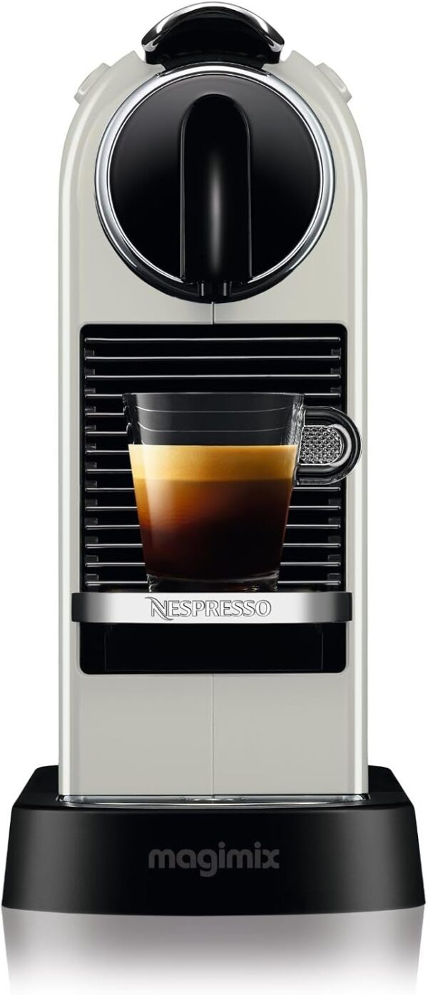 Nespresso De'Longhi CitiZ EN167.W, Capsule, Single-Serve Pod Coffee Machine, Compact Design, 19 Bar Pressure, 2 Cup Sizes, Welcome Set Included, White, Plastic, 1260 W - Image 2