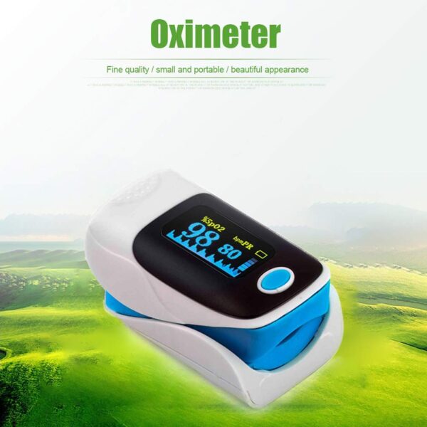 ECOSWAY Fingertip Blood Oxygen Saturation Pulse Rate OLED Screen Portable for Home - Image 7
