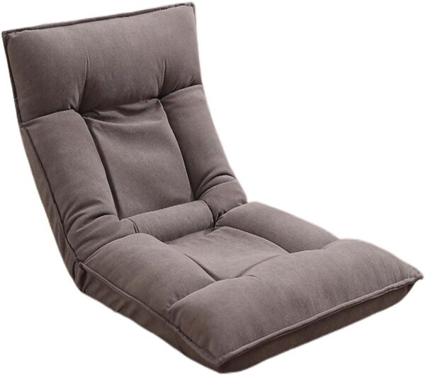 Indoor 5-Position Adjustable Floor Chair,Folding Padded Gaming Sofa Chair with Back Support,Padded Sleeper Bed,Meditation Chair,Perfect for Living Room, Bedroom,Multiple Colors (Green) - Image 2