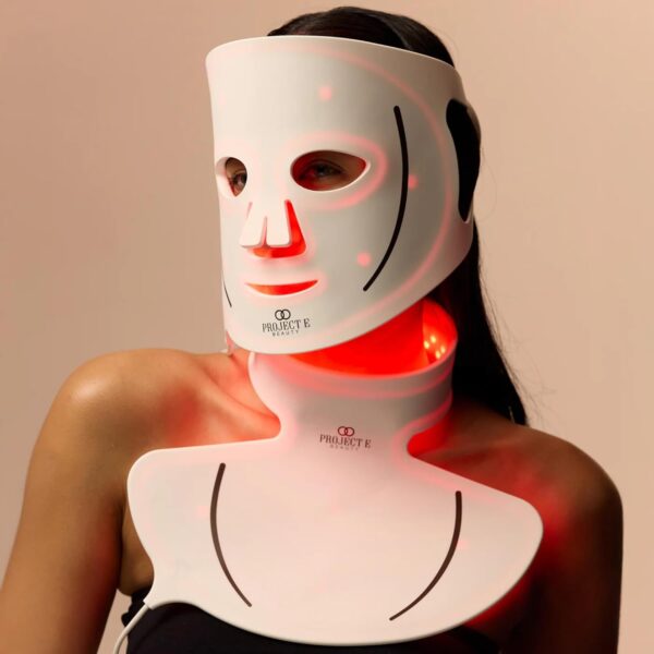 Lumalux Face+ Pro LED Light Therapy Mask by Project E Beauty | 1600 LEDs | 7+2 Colors 460~1072nm | Red Light + Infrared + Deep Infrared | Reduces Fine Lines | Skin Care At Home (Lumalux Face+) - Image 2