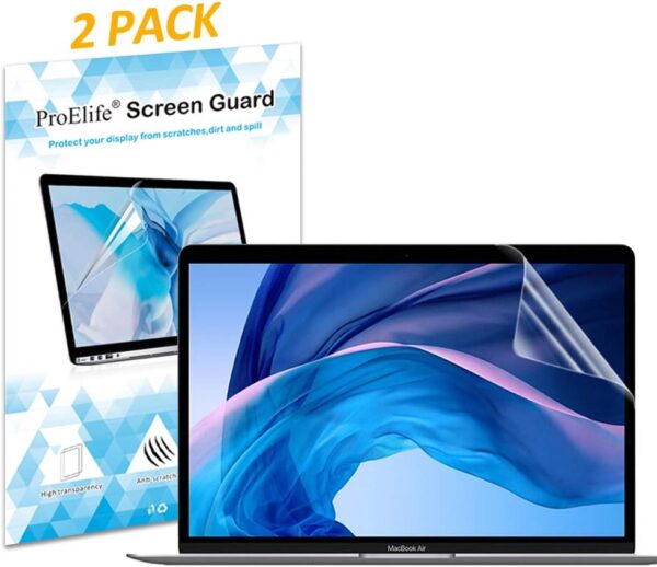 ProElife 2-Pack Screen Protector for 2021-2018 Macbook Air 13 inch M1 A2337/A2179/A1932 & 2022-2016 Macbook Pro 13 inch M2 M1 A2338/A2289/A2251/A2159/A1706/A1989 (Clear) - Image 8