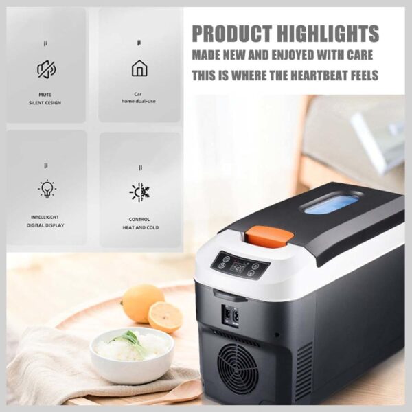 Travel Refrigerator for Car Large Capacity ， Vehicle Refrigerator Smart Touch Screen, Adjustable Hot and Cold ， Car Refrigerator Suitable for Car, Travel or Home Use - Image 5