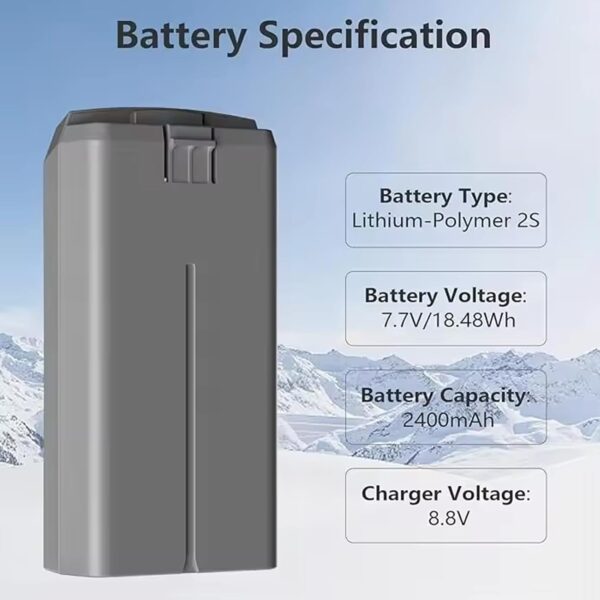 Intelligent Flight Battery, for DJI Mavic Mini 2 Mini 2 SE Mini SE Replacement Spare Battery, 2400mAh 40min Flight Time, Accessory for Drone, Multiple Safety Protection - Image 9