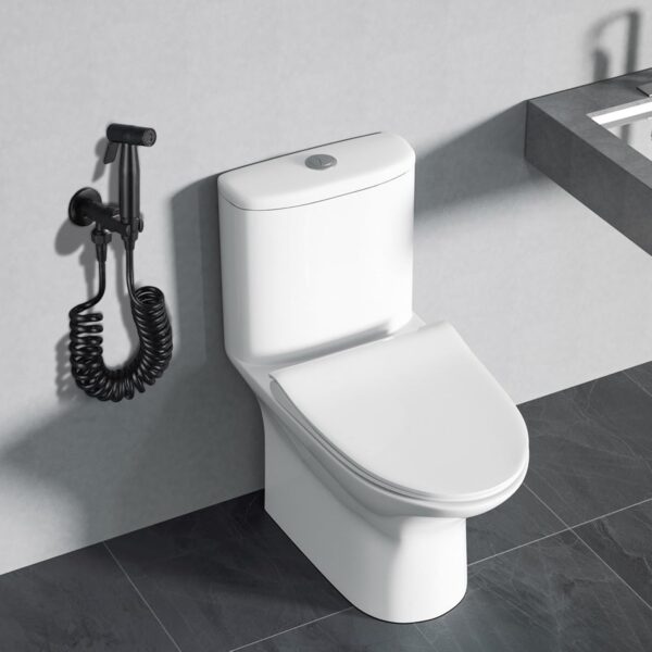 Jet Spray for Toilet, Bidet Sprayer Stainless Steel Douche Spray Handheld with Hose High Pressure Toilet Shower Spray for Pet Bath Personal Hygiene - Image 8