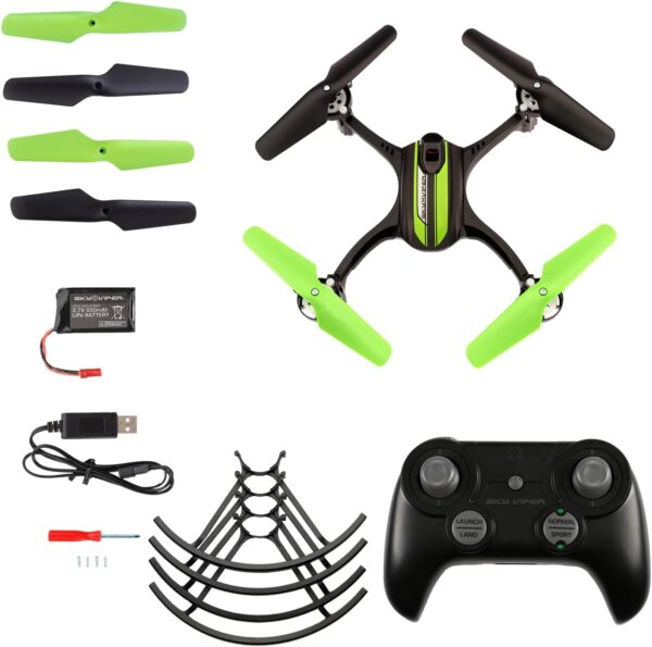 Sky Viper Fury Stunt Drone with Surface Scan Technology, Professional-grade Firmware Provides Simple and Stable Flight for Beginners and Hobbyists, Includes Camera Sensor - Image 4