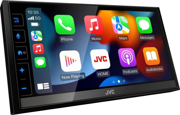 JVC KW-M785DBW Digital Media AV Receiver with Wireless CarPlay & Android Car (4 x 50 W, DAB+/FM, BT, 3 x Pre-Out 2.5 V, USB, iPod/iPhone Control) - Image 4