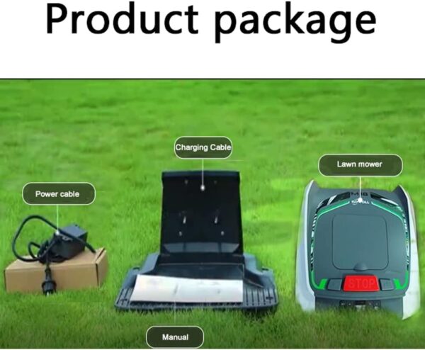 NAMVI Robot Lawnmower for Lawns up to 1500m2 with 25% Slope, Ultra Quiet, Intelligent Satellite Navigation Lawn Mower Robot for Large Lawns that Mows by Itself Diy - Image 8