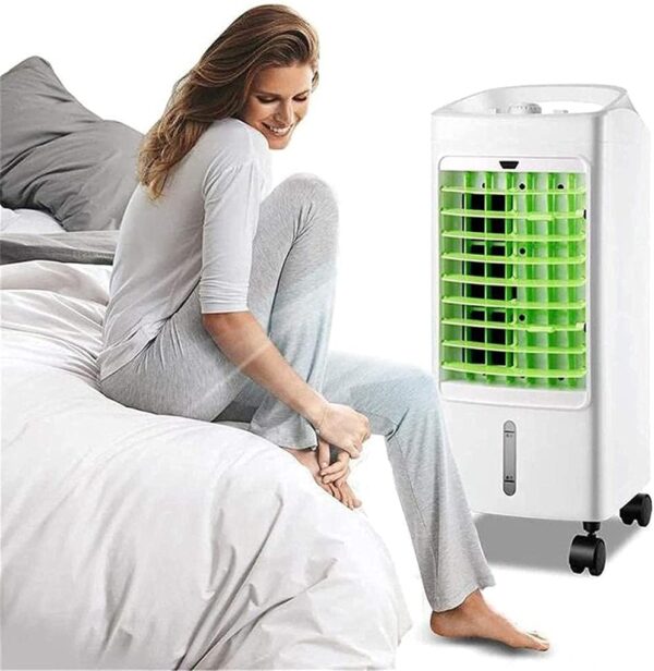 Portable Air Conditioner Cooler Air Conditioner Evaporative Coolers Portable Evaporative Air Fan Cooler And Humidifier With 5 L Watertank Whisper-Quiet Personal Indoor Cooler 2-I - Image 7