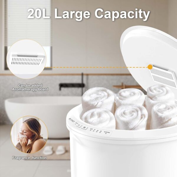 Introducing The Ultimate Towel Warmer for Your Luxurious Bathroom - Keep Your Towels Warm and Cozy with Auto Shut Off, Fits Up to Two 40"X70" Oversized Towels, Bathrobes, Blankets, PJ's, and More! - Image 6