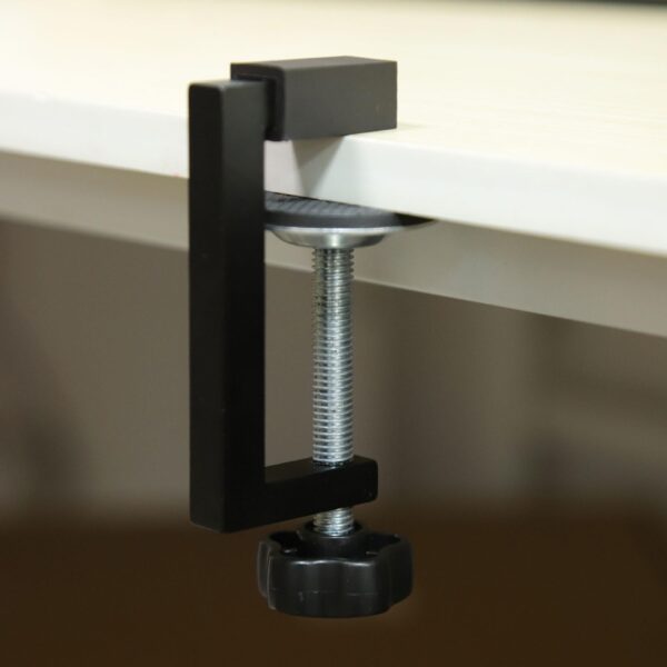 6pcs Patio Furniture Clips, 3.94x1.97x1.58in Adjustable Wicker Clamps Aluminum Alloy Black Outdoor Furniture Clips Sectional Connector Wicker Patio Clips for Home Outdoor Furniture Accessory - Image 4