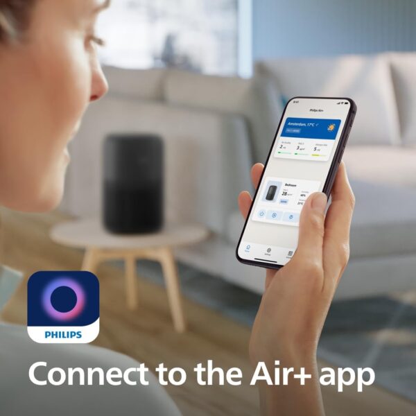 PHILIPS Air Purifier 900 Series, HEPA NanoProtect + Activated Carbon Filter, CADR 250 m³/h for 65 m² Allergy Sufferers, Quiet, Intelligent and Energy Efficient (AC0951/13) - Image 9