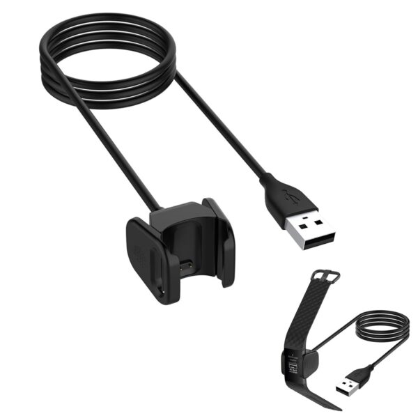 Replacement Charging Cable Compatible with Fitbit Charge 4 Charger, Exclusively Designed for Fitbit Charge 4 Fitness Tracker, Not Compatible with Charge 2 Charge 3, Secure Connection Fast Charge - Image 2
