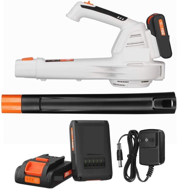 Centrifugal Blower, 20V 1600W 205CFM Speed Cordless Leaf Blower, Handheld Air Blower With 4.0AH Li Battery Electric Air Blower, Sweeper Garden Tools - Image 9