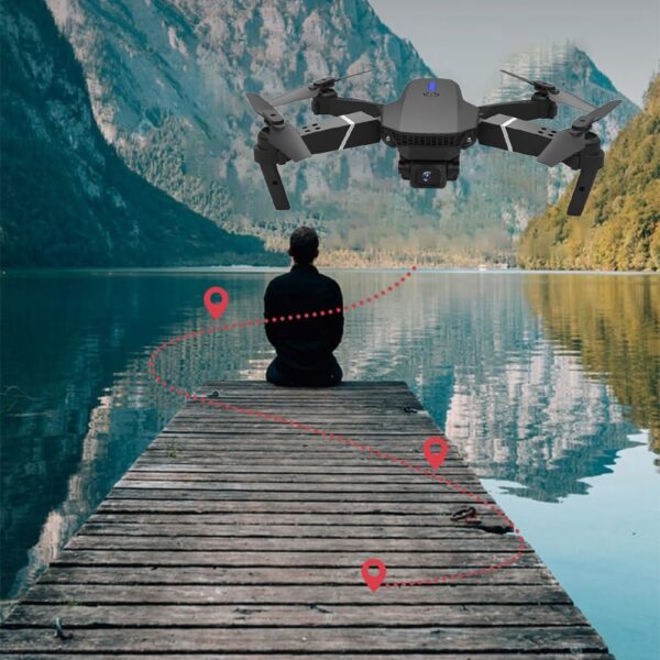 Hatem Pro Drone 4K HD Camera Foldable Drone Height Fixed Remote Control Pro Wifi Drone Gift Toys One Camera 1 Battery - Image 6