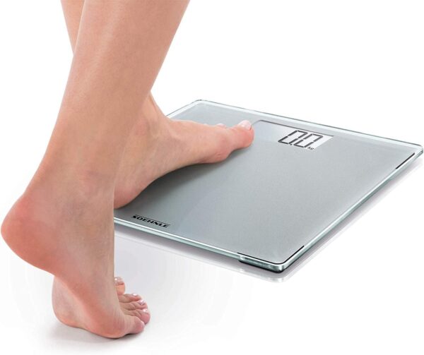 Soehnle Style Sense Compact 300 Bathroom Scales, Compact Digital Weighing Scales, Scales for Body Weight with Easy-To-Read LCD Display, Extra-Flat Body Weight Scale, Ideal for Small Bathrooms - Image 8