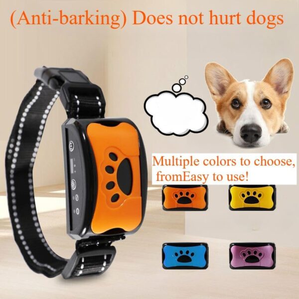 JXJXJX Anti-Barking Collar for Dogs - Ultrasonic Training with No-Shock Vibration Correction (Adjustable Intensity, Weatherproof, Vet-Approved) - Image 3