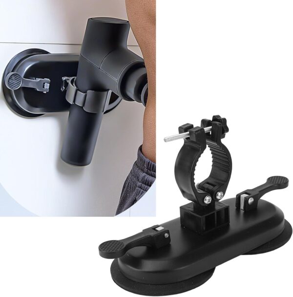 Hands Free Massage Gun Holder for Back with Vacuum Suction Cup Mount, Self Massage in Hard-to- Areas, Suitable for Most Massage Guns - Image 5