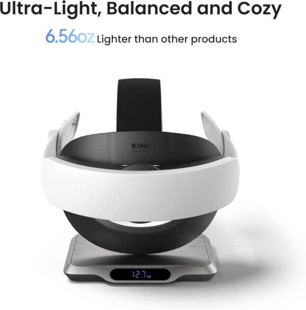 KIWI design K4 Boost Comfort Battery Head Strap Accessories for Meta/Oculus Quest 3/3S, Dual Charge the VR Headset and Battery Strap in 2.5h - Image 3