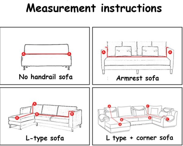 Waterproof Quilted furniture protectors covers for pet dog,Leather Sofa slip cover Non-slip Solid color Sectional sofa throw cover pad For all season L U shaped sofa-1 piece-B 43x94inch(110x240cm) - Image 4