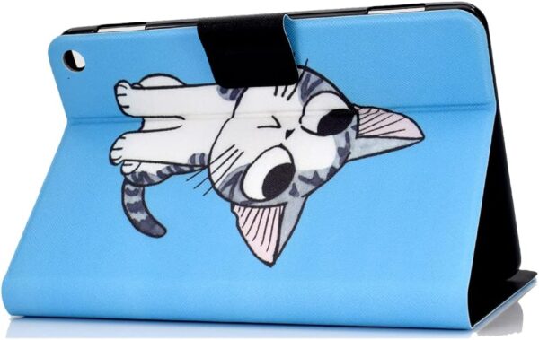 XFDSFDL® Protective Cover for Amazon Fire HD 8/8 Plus 10th Gen 2020 (8.0 Inch) PU Leather Flip Case Blue Cat Pattern with Built Stand Holster Wallet Auto Wake/Sleep Device Shell, 03 - Image 6