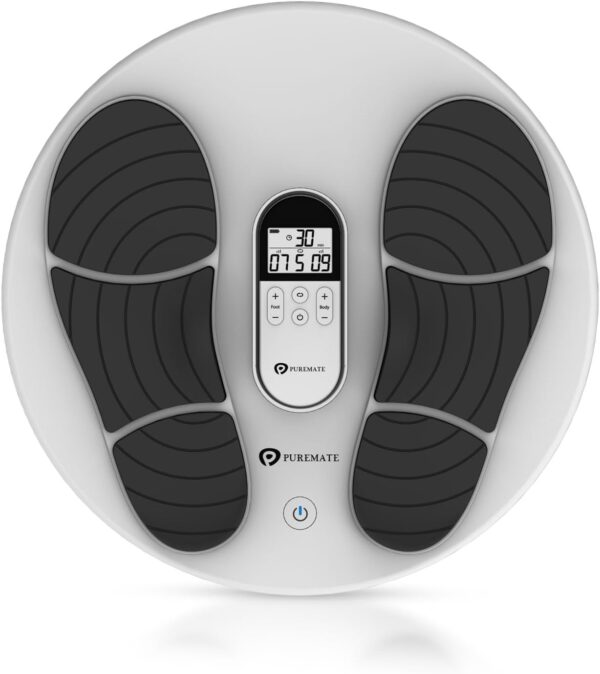 PureMate Foot Circulation with 99 Intensity Levels & 50 Modes, EMS & TENS Massager, Improve Blood Circulation & Reduce Swelling in Feet & Ankles, Medically Certified for Diabetics & Swelling Relief - Image 2