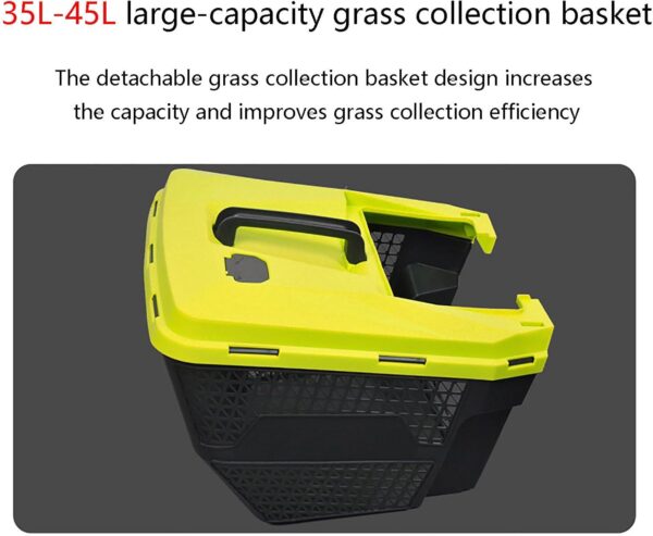 GESAIDES 33 cm (13 in) Electric Lawn Mower for Small Yards, 2-in-1 Compact, Lightweight Brushless Motor, 40V 4.0Ah Battery & Charger Included - Image 8