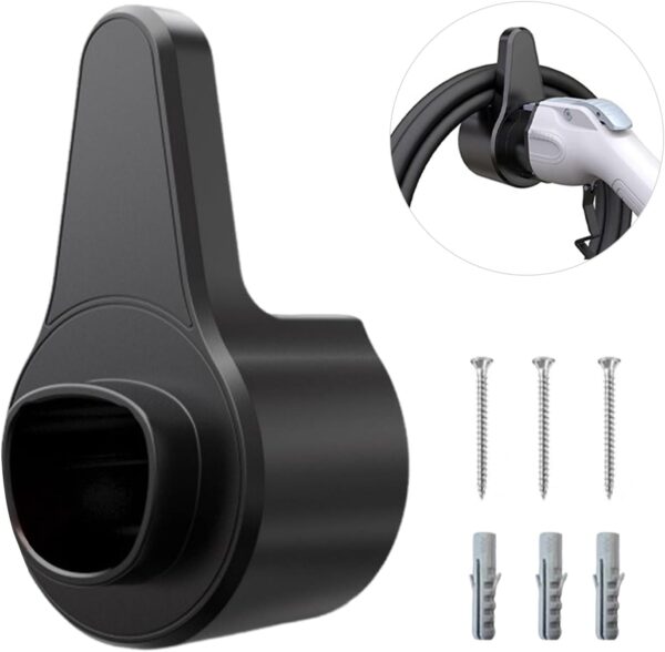EV Charger Charging Cable Wall Mount, Charging Station for Electric Vehicles, Hanging with a Wire Hanger, Charging Station Wall Mount, Electric Vehicle Charging Cable Organiser (Tesla Specific) - Image 10