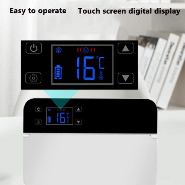 Dxysyldrun Medicine Travel Box Portable Insulin Cooler - Mini Smart Medical Refrigerator 2-8°C Precise Temperature Control Car Travel Refrigerator - Image 5