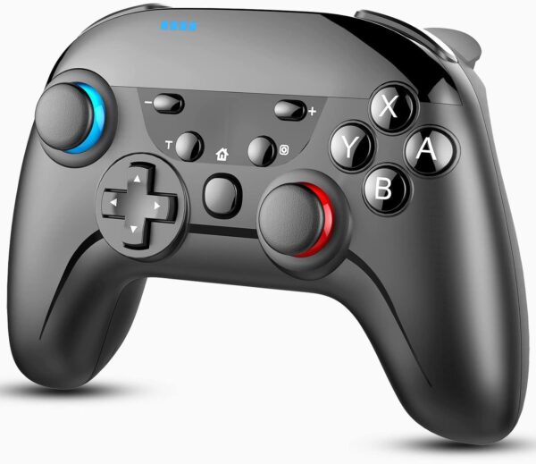 Cehensy Wireless Switch Controller for Nintendo Switch/Switch Lite/Switch OLED/PC Window Game,Bluetooth Switch Pro Controllers Gamepad with Wake up,Gyro Axis,Turbo,Dual Vibration,Screenshot,Black - Image 2