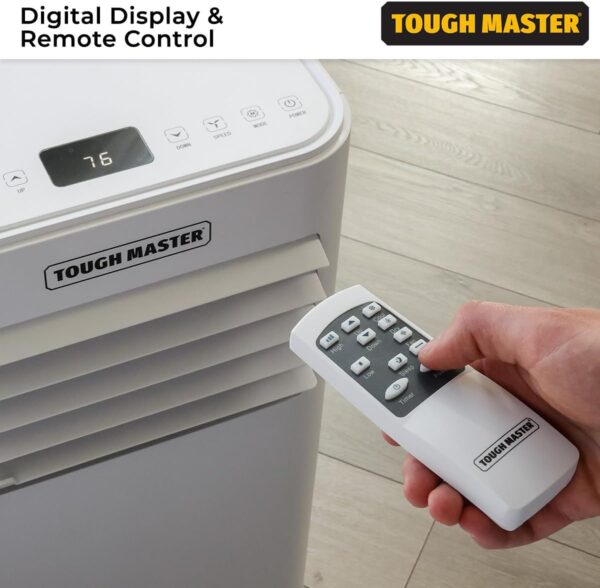 TOUGH MASTER Air Conditioning Unit 9000 BTU, WiFi enabled, 24 Hour Timer, Smart Sleep Mode & Window Venting Kit A/C 4-in-1 Portable Air Conditioner, Dehumidifier, Ventilation, Cooling Fan - Image 5