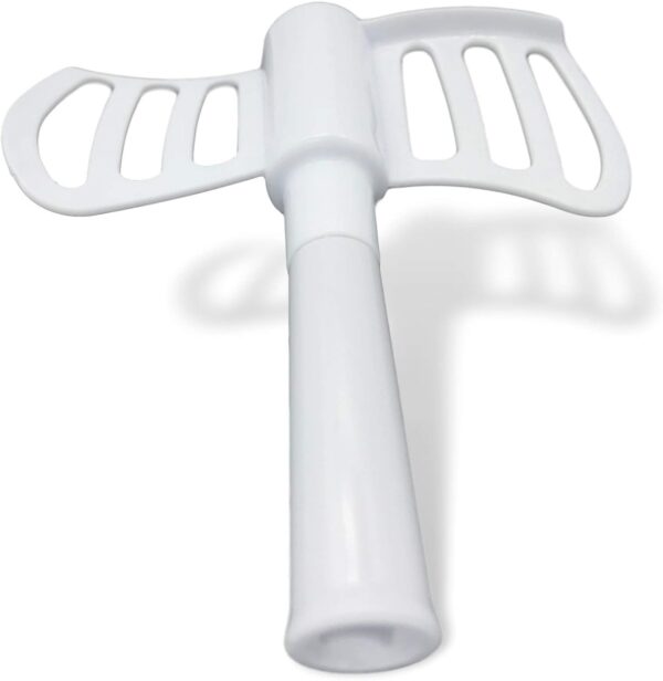 Hand Chopper Manual Food-Processor - Pull String to Slice Vegetables, Onions, Garlic, Meat, Nuts in Seconds - Curved Stainless Steel Removable Blades, Non-Slip Base, BPA-Free, Dishwasher-safe. - Image 8