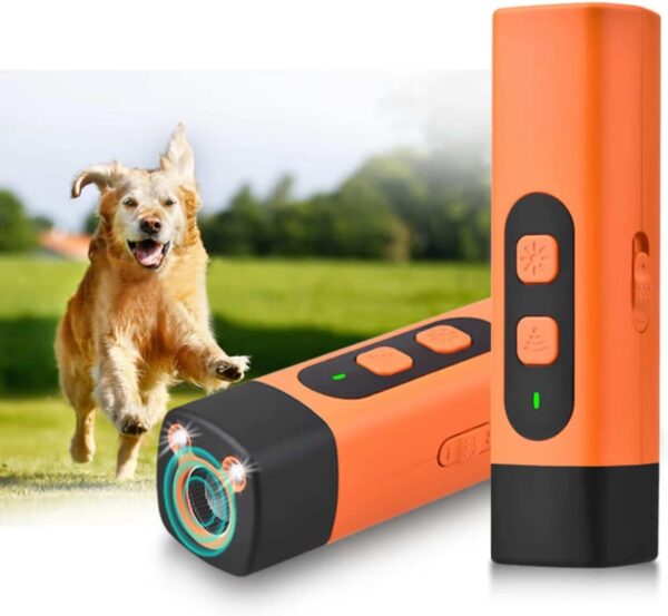 The BarkShield Pro - Bark Shield Anti Barking Device for Dogs, 2025 New Dog Bark Deterrent Device with HD Display and LED Flashlight, Stop Bad Behavior Without Yelling or Swatting (2PCS-Black) - Image 6