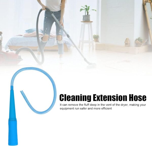 Dryer Vent Cleaner Kit, Universal Cleaning Extension Hose Vacuum Cleaner Attachment Tube for Dryer Washing Machine - Image 3