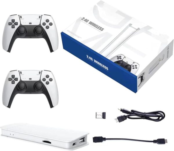 KANYUNCD Retro Game Console,Wireless Retro Game Stick,Built-in 9 Emulators,20,000+ Games,Game Stick 4k HDMI Output 2.4GHz Wireless Controller,Suitable for Birthday Gift Easter Gift - Image 2