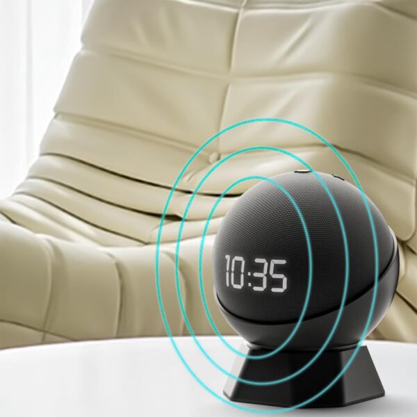 Tiardey Desk Stand, Tabletop Liquid Silicone Mount for Echo Dot (4th and 5th Gen), Perfect for Home Office or Living Room (Black) - Image 7