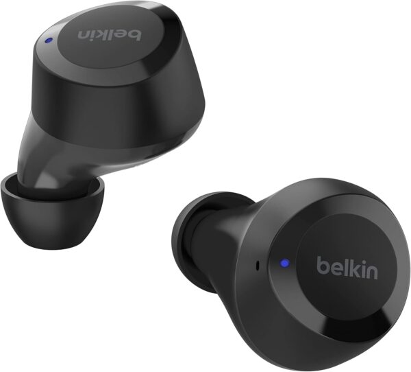 Belkin SoundForm Bolt True Wireless Earbuds, Wireless earphones with up to 28H of battery life and Mono Mode, IPX4 sweat and water resistance, Bluetooth headphones with mic for iPhone, Galaxy and more - Image 2