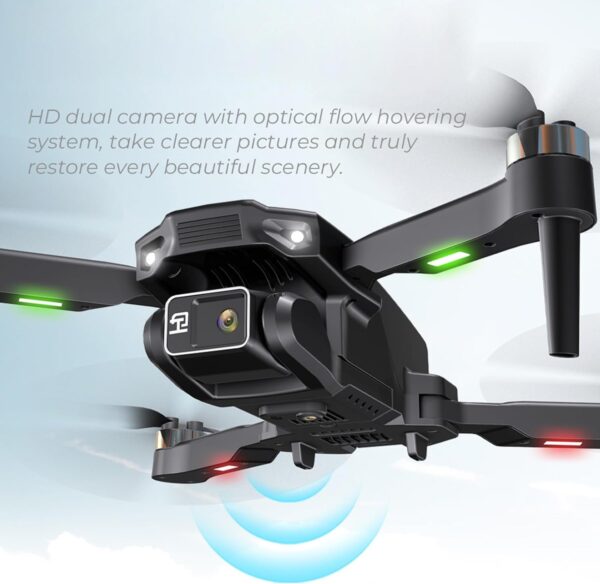 TSLVTA Drones with 4K UHD Cameras for Adults Beginners Kids Foldable RC Quadcopter Toys with Battery Carrying Case One Key Take Off Land Altitude Headless Mode Degree Flips - Image 4