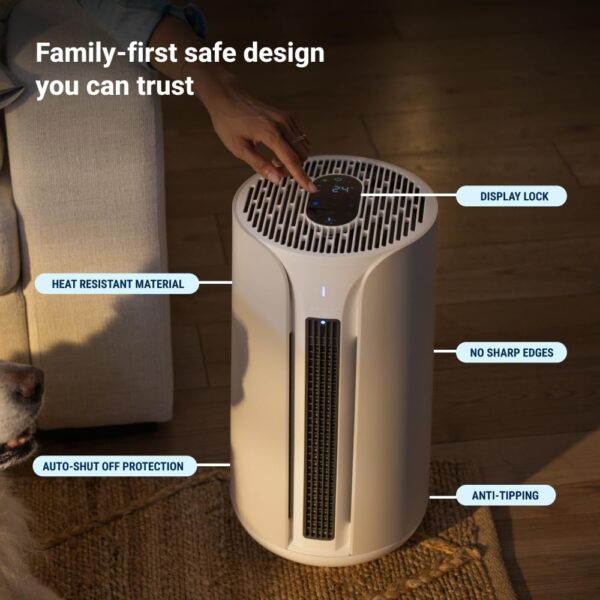 BLUEAIR ComfortPure T10i, Most Powerful 3-in-1 Smart Air Purifier & Fan: Cools, Heats & Purifies, HEPASilent Cleaner for Home, Pets, Allergies, Dust, Smoke, Odour, Purify 78 m² in 60 Mins - Image 13