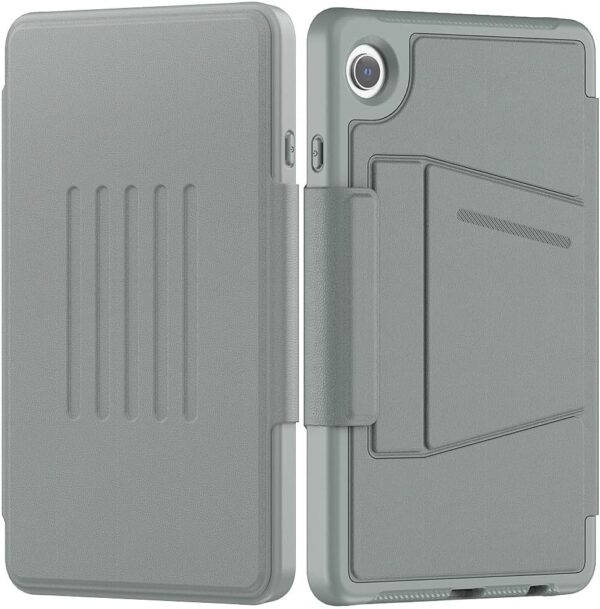 Case for Case for Samsung Galaxy Tab A9 Case 8.7 Inch 2024 (SM-X110/X115/X117) Slim Protective Cover with Pencil Holder Auto Wake/Sleep Multiple Viewing Angles-Samsung Galaxy Tab A9 Cover (Grey) - Image 10