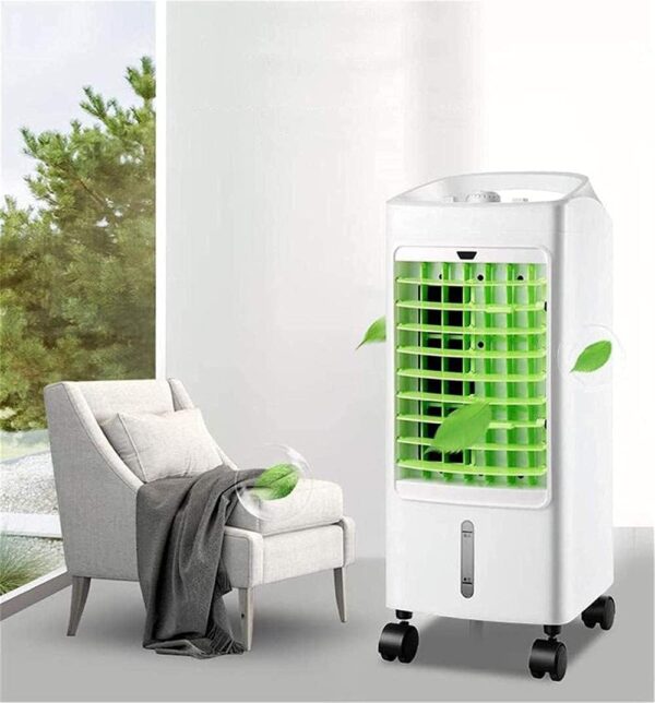 Portable Air Conditioner Cooler Air Conditioner Evaporative Coolers Portable Evaporative Air Fan Cooler And Humidifier With 5 L Watertank Whisper-Quiet Personal Indoor Cooler 2-I - Image 8