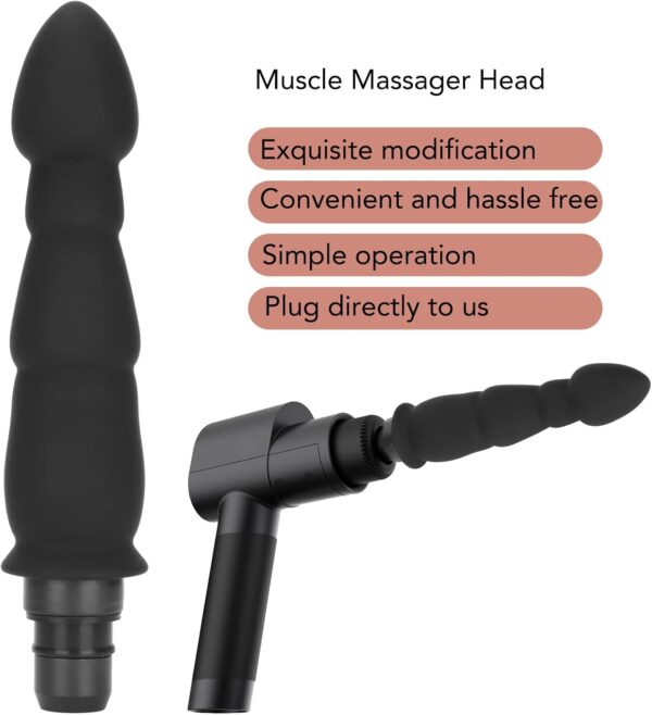Massage Gun Heads, Silicone Muscle Massager Heads Deep Tissue Massager Attachments Waterproof Replaceable Massager Gun Attachment (12mm) - Image 8
