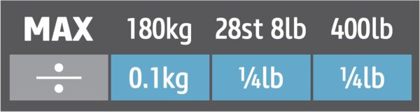 Salter 9205 BK3R Digital Bathroom Scale – Large Display Electronic Weighing Scales For Body Weight, Toughened Glass Platform, Lightweight, Instant Readings, Carpet Feet & Batteries Included, Black - Image 7