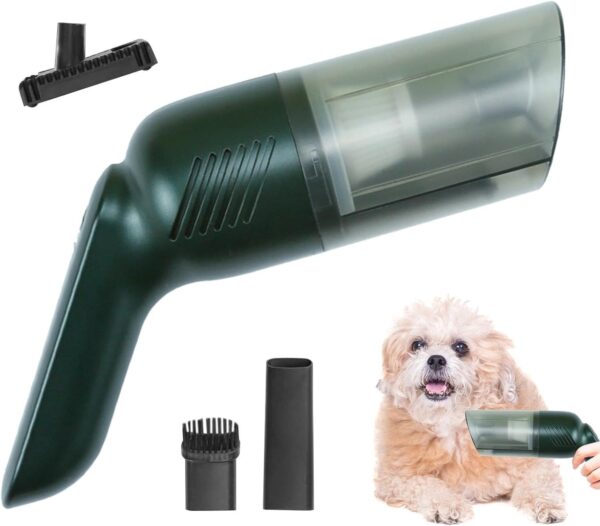 Dog Hair Vacuum | Cordless Grooming Vacuum For Shedding | Handheld Small Animals Lint Remover, Multifunctional Pet Grooming Supplies For Indoor Or Outdoor Use - Image 10