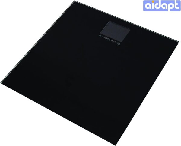 Aidapt Talking Bathroom Scale Ideal for Partially Sighted/Blind, Clearly announces weight (Black) - Image 3