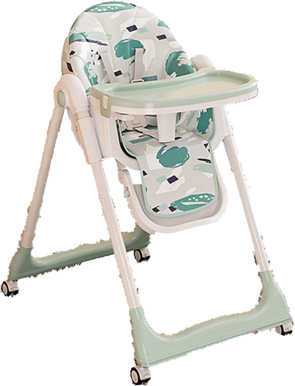 RONGSHEN Multifunctional Convertible Dining Chair Foldable High Chair Portable Removable Tray Seat Adjustable Height Backrest Angle - Image 2