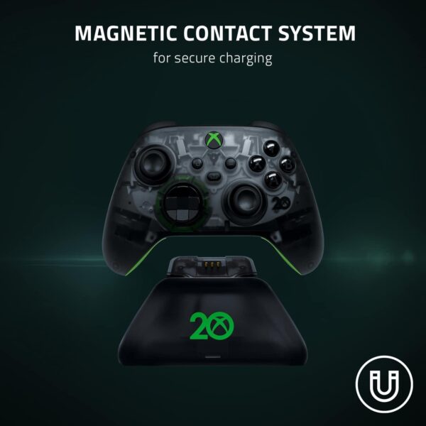 Razer Universal Quick Charging Stand - Quick Charging Stand for Xbox Controllers (Fast Charging, Universal Compatibility for New and Old Controllers) Xbox 20th Anniversry - Image 5