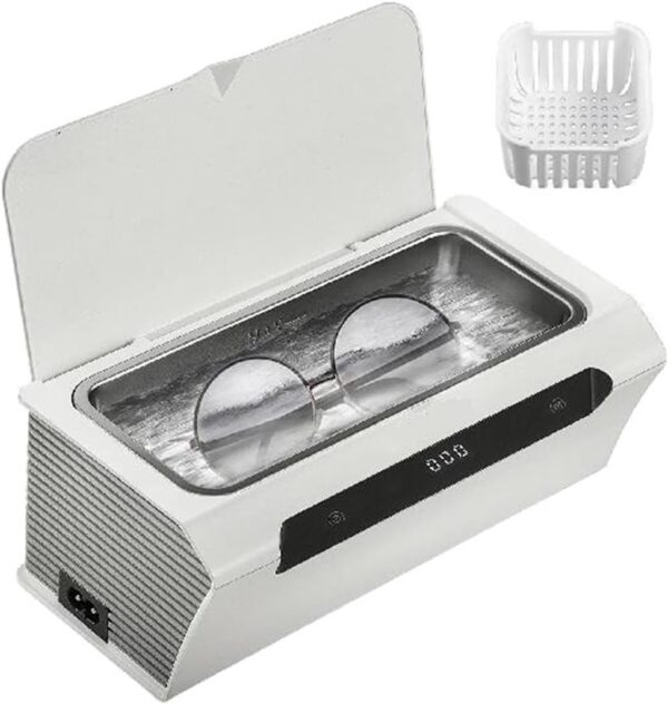 EYESLA Mini Ultrasonic Cleane 500ml Portable Washing Machine Ultrasound Bath Sonic Cleaning Devices for Glasses Home Appliances (Color : Groen, Size : 1) - Image 2