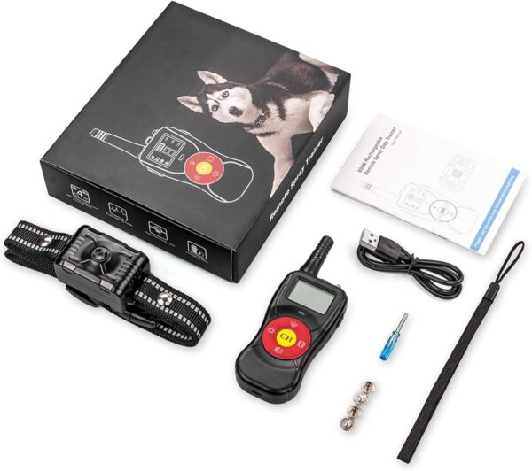Anti Barking Dog Collars, Bark Collar with Remote, Dog Training Collar with Spray/Vibration/Sound/Light/Multi Dog Training System, Anti Bark Control Range Up to 2700ft, Stop Dog Barking - Image 9